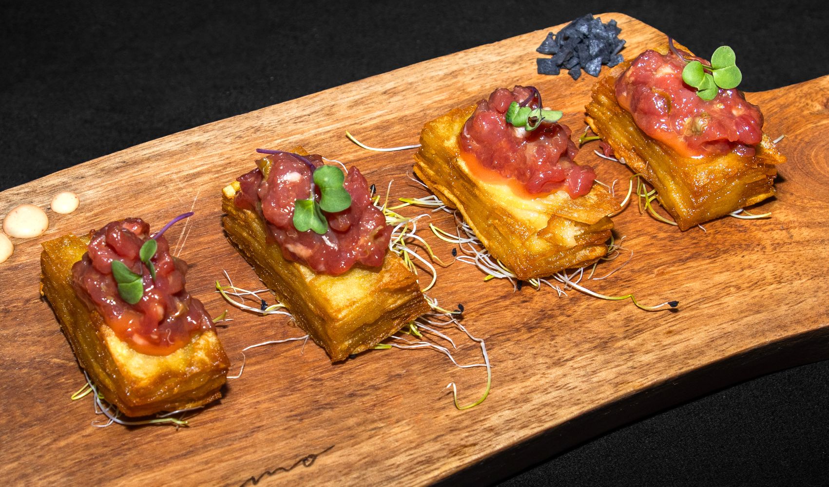 Pavés de steak tartar